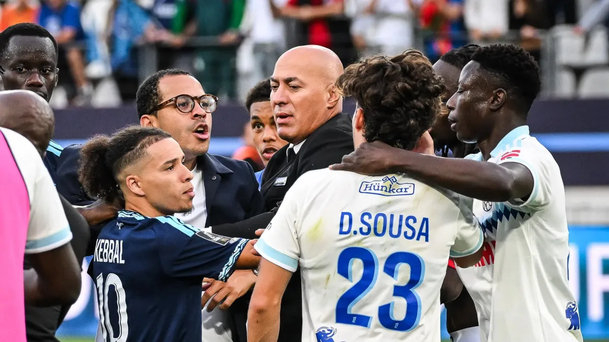 Liam Rosenior Held Back in Mass Brawl After Goading Strasbourg Fans in Paris FC Win