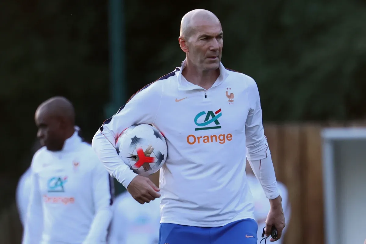 Zinedine Zidane steps into the France manager’s...