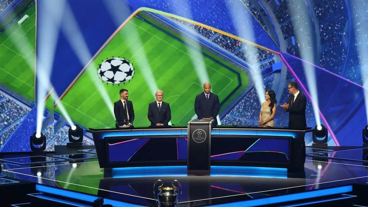2026–27 Champions League: league phase set as 36 teams learn eight opponents each