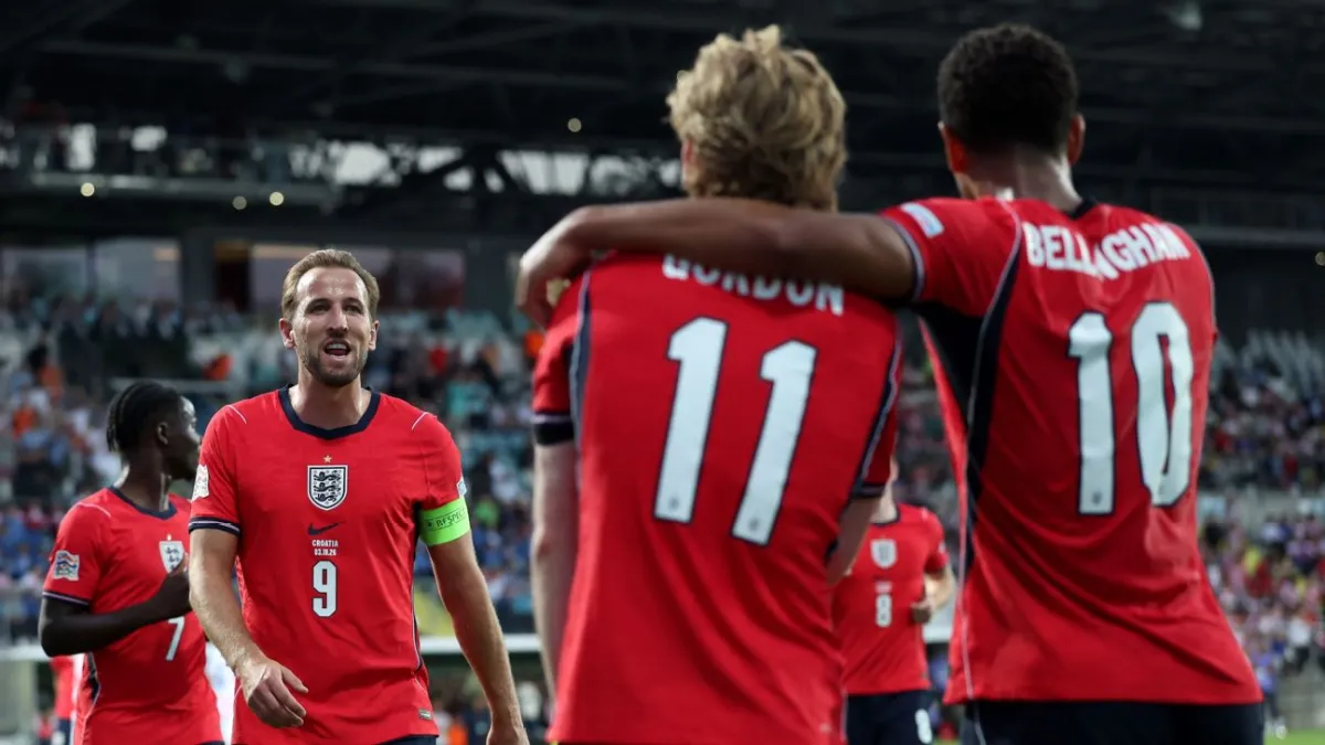 England’s front four dismantle Croatia in record 7-0 Nations League rout
