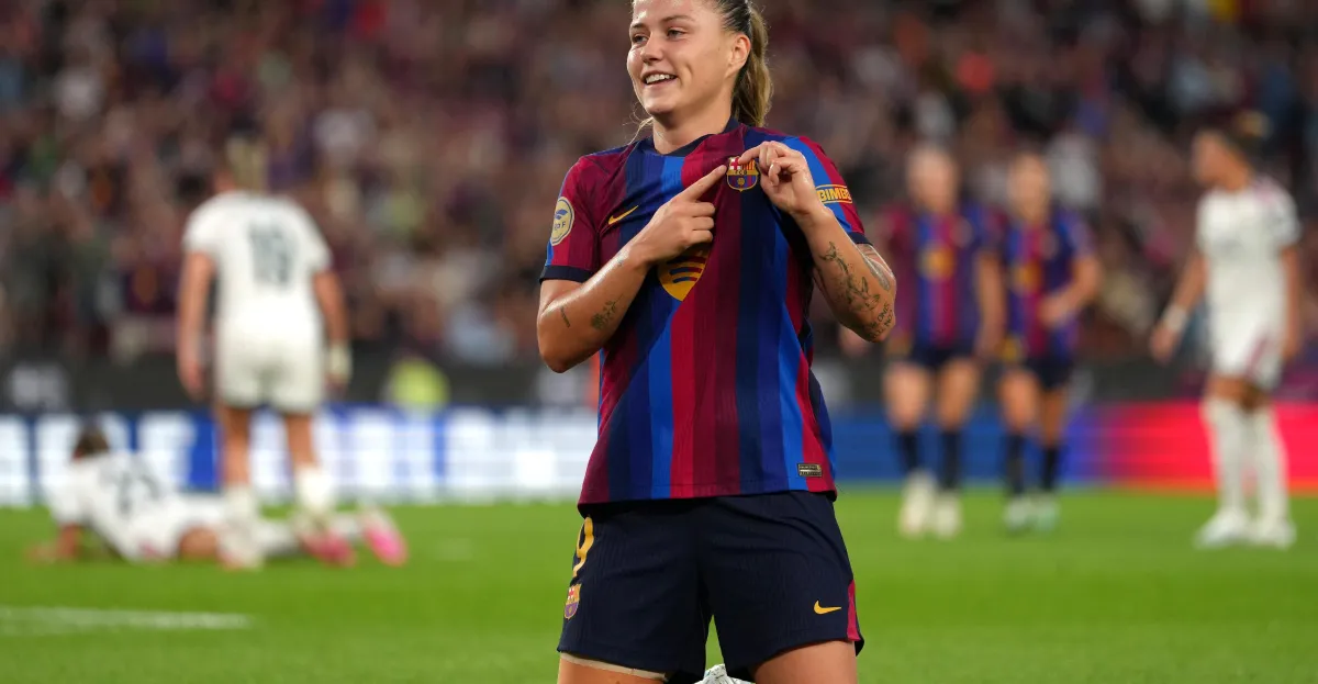 Barcelona Femení’s Claudia Pina dominates as El Clásico sees seven-goal rout of Real Madrid