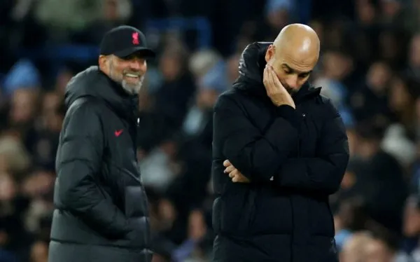 Manchester City’s first match since their historic...