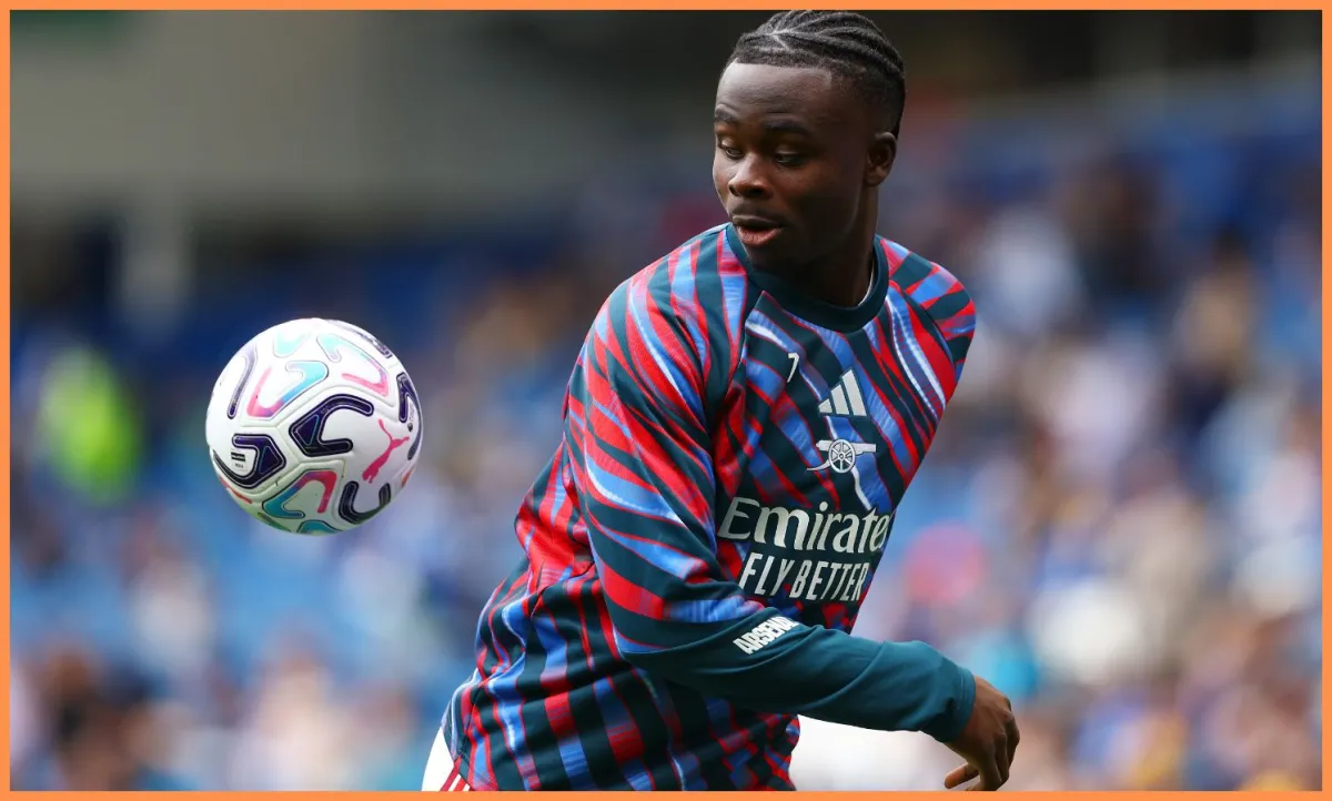 Arteta issues Saka with a ruthless ultimatum: 'Two or three goals per game'