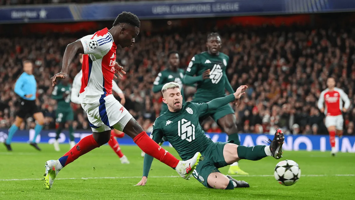 Arsenal’s Champions League Dominance: Havertz, Saka, and Odegaard Crush Monaco in Dominant Display