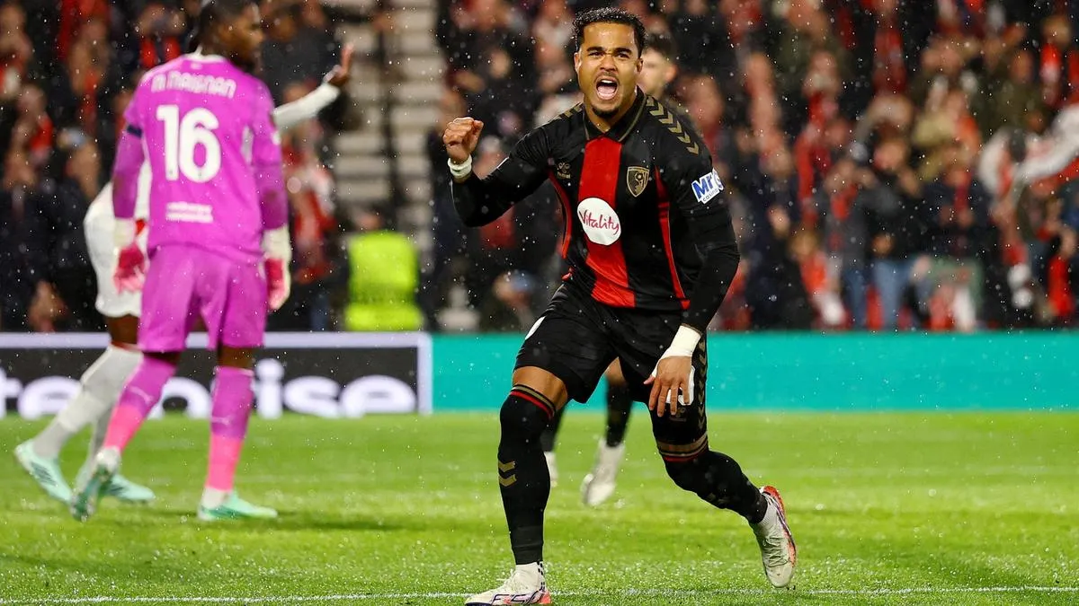 Bournemouth dismantles 10-man AC Milan in Europa League rout; Maignan’s red card seals Milan’s fate